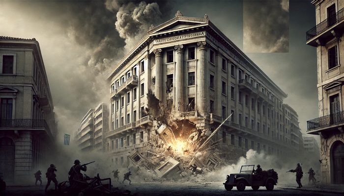 Οι ήρωες της ΠΕΑΝ ανατινάζουν το κτίριο της ΕΣΠΟ